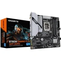 Abbildung von GIGABYTE B760M Gaming Plus WiFi DDR4 Mainboard Unterstützt 14. Gen. Intel Core CPUs, 4+1+1 Phasen VRM, bis zu 5333 MHz (OC), 2xPCIe 4.0 M.2, Wi Fi 6, 1 GbE LAN, USB 3.2 Gen