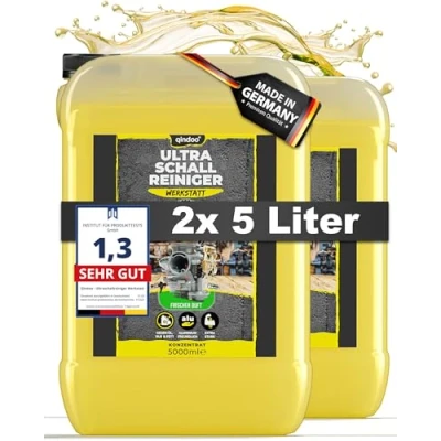 Abbildung von Qindoo Ultraschall Reiniger Werkstatt, Konzentrat, Vergaser, Reinigung von Autoteile, Werkstatt im Ultraschallgerät (10 Liter)