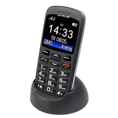 Abbildung von Aligator A670 Seniorenhandy mit SOS Taste und Locator, 4,8 x 2,32 0,55 Zoll schwarz