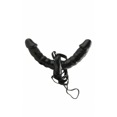 Abbildung von „Vibrating Double Delight Strap On“ mit Doppelvibrator