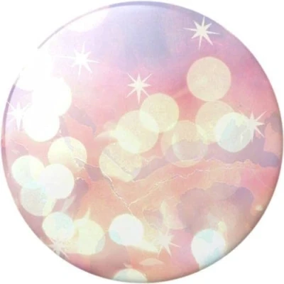 Abbildung von PopSockets PopGrip Ausziehbarer Sockel und Griff für Smartphones Tablets mit einem Austauschbarem Top Glam Bokeh Gloss