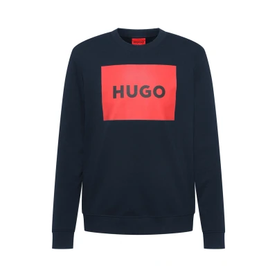 Abbildung von HUGO Duragol Sweatshirt, Herren, Größe: Large, Blau