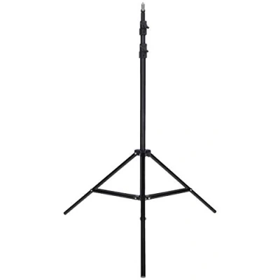 Abbildung von Rollei Lampenstativ 200 cm. Studio für LED Dauerleuchten,Blitz Geräten und sonstigem Zubehör mit Spigot Anschluss., 28531