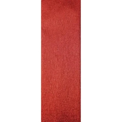 Abbildung von Clairefontaine 95206C Rolle Metallkrepppapier (250 x 50 cm, 72 g, ideal für Deko, mit Glanzeffekt) 1 rot