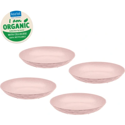 Abbildung von KOZIOL Suppenteller &quot;CLUB PLATE&quot;, (Set, 4 St., 4er Set), 100% recycelbar,CO2 neutrale Produktion, Kunststoff, Ø 22 cm