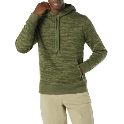 Abbildung von Amazon Essentials Herren Fleece Sweatshirt Mit Kapuze (Erhältlich In Übergröße), Grün Abstrakte Tarnung, S