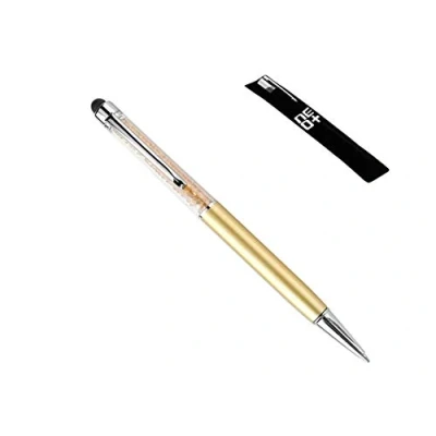 Abbildung von NEO+ Hochwertiger kapazitiver 2 in 1 Touchscreen Stift und Kugelschreiber mit Kristallen. beutel Nachfüllung enthalten (LATTE)