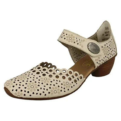 Abbildung von Rieker Pumps, Damen, Größe: 38, Beige Schuhe