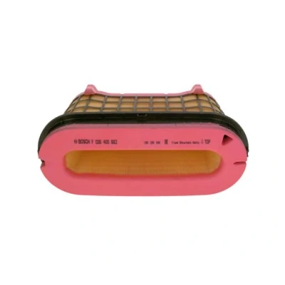 Abbildung von BOSCH F 026 400 683 Luftfilter 246,9 209,2 491,2 Filtereinsatz MERCEDES BENZ: W123 Limousine, ACTROS MP4, S Klasse Limousine