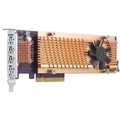 Abbildung von Qnap Quad M.2 PCIE SSD Expansion Card QM2 4P 384A Unterstützung UP to 4 2280