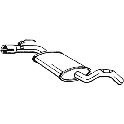 Abbildung von BOSAL 233 561 Mittelschalldämpfer VOLKSWAGEN: GOLF 3 Variant