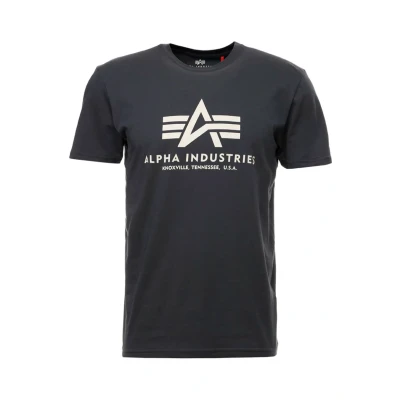 Abbildung von Alpha Industries Tshirt print, Herren, Größe: Small, Anthrazit