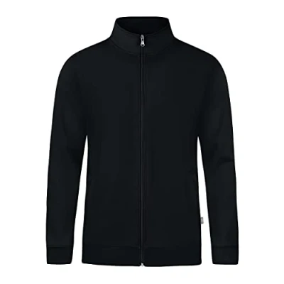 Abbildung von JAKO Doubletex Sweatjacke, Herren, Größe: Medium, Schwarz