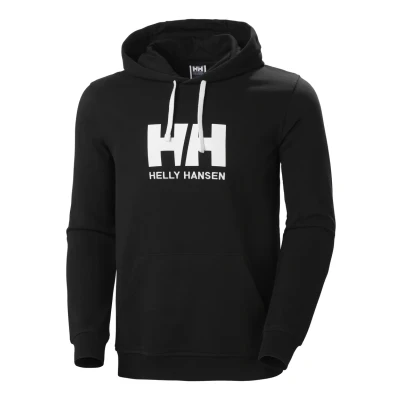 Abbildung von Helly Hansen LOGO Kapuzenpullover, Herren, Größe: Small, Black