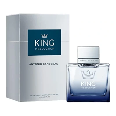 Abbildung von Antonio Banderas Perfumes King of Seduction Eau de Toilette Spray für Herren, Maskuliner, Intensiver und Energetischer Duft mit Bergamotte Apfel 100 ml