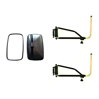 Abbildung von 2x Außenspiegel Rückspiegel 325x200 mm ø18 24 LKW Bagger Spiegelhalter Spiegelhalterung Spiegel Arm