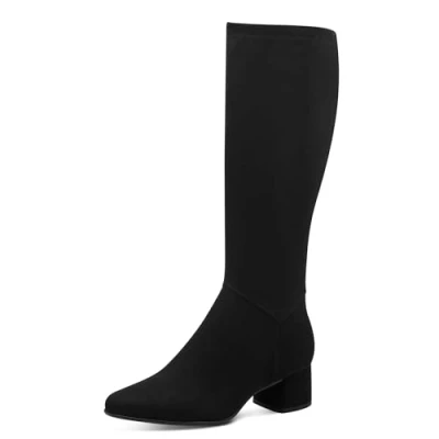 Abbildung von MARCO TOZZI Stiefel, Blockabsatz, Businessmode, Langschaftstiefel, Schafthöhe 38 cm