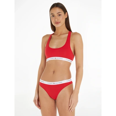 Abbildung von Tommy Hilfiger Damen Slip Unterwäsche, Rot (Primary Red), S