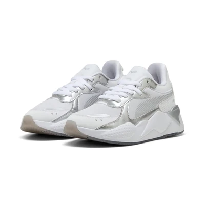 Abbildung von Puma Sneaker low, Damen, Größe: 41, White silver Kunststoff/textil