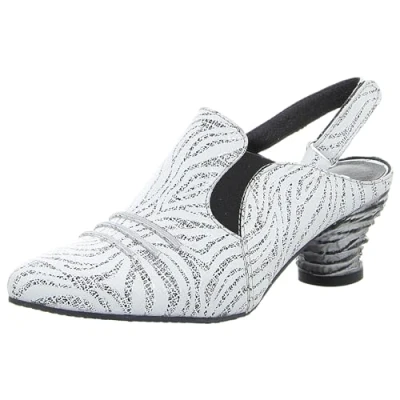 Abbildung von Simen Damen Slingpumps in Weiß, Größe 40