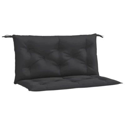Abbildung von vidaXL Sitzauflage Gartenbank Auflagen 2 Stk. Schwarz 100x50x7 cm Oxford Gewebe, (2 St)