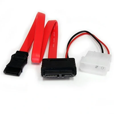 Abbildung von StarTech.com 30 cm Slimline SATA auf mit LP4 Stromkabel / Adapter Kombikabel