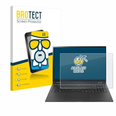 Abbildung von BROTECT Entspiegelungs Schutzglas für LG gram 16&#039;&#039; 2 in 1 Touch Schutz Folie Panzerfolie Glas Matt [Extrem Kratzfest 9H, Anti Reflex]