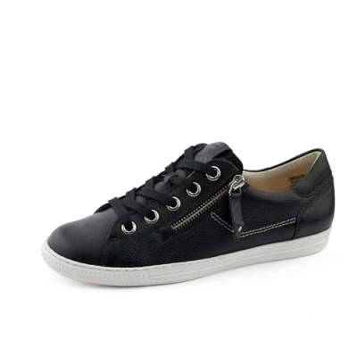 Abbildung von Paul Green Damen, Frauen Low Top Sneaker,schnürschuhe,schnürer,Plateausohle,Halbschuhe,straßenschuhe,Strassenschuhe,Schwarz (JA),37 EU / 4 UK