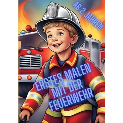 Abbildung von Tatütata! Mein Feuerwehr Malbuch für Kinder ab 2 Jahren Kritzelbuch: Ein Kritzelbuch schöner und einfacher Feuerwehrbilder