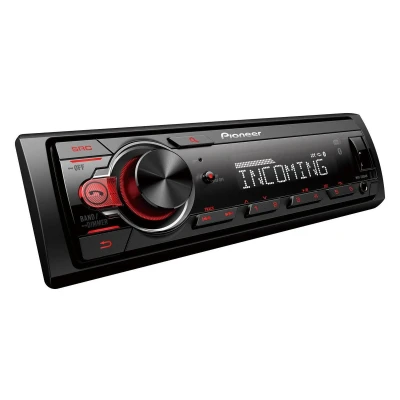 Abbildung von PIONEER MVH 330DABAN Autoradio 1 DIN 12V MP3, WMA, WAV, FLAC, AAC with DAB+ antenna
