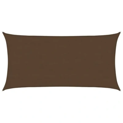 Abbildung von vidaXL Sonnensegel Sonnenschutz Windschutz Sonnendach UV Schutz Sonnenschutzsegel Schattenspender Garten Terrasse Balkon 160g/m² Braun 4x7m HDPE