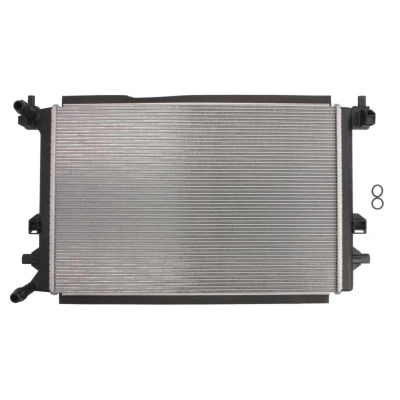Abbildung von NRF 50042 Kühler, Motorkühlung 620 410 26 Kühlrippen gelötet VOLKSWAGEN: Tiguan II, Golf 7 Schrägheck, Variant, AUDI: Q3, A3 Limousine