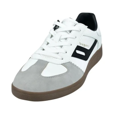Abbildung von bugatti Sneaker low, Herren, Größe: 43, White grey Schuhe