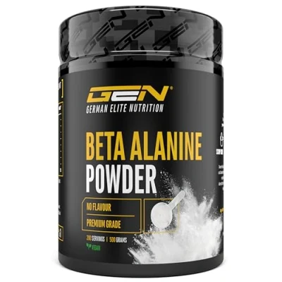 Abbildung von Beta Alanin 500 g Pulver +99% Reinheit 100% Alanine Aminosäure Laborgeprüft Vegan German Elite Nutrition