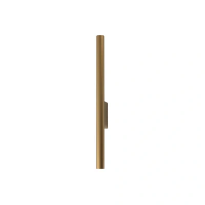 Abbildung von Wandleuchte Laser, goldfarben, Metall, 40 cm hoch, G9