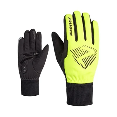 Abbildung von Ziener Dommi Fingerhandschuh für Kinder, Größe: Medium, Poison yellow