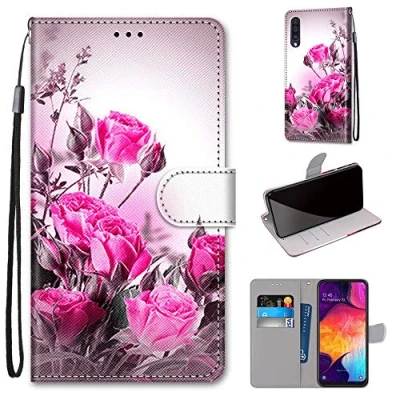 Abbildung von SIENIANLINE Handyhülle für Samsung Galaxy A50 Hülle, Leder Handytasche Klapphülle Kartensteckplätzen und Standfunktion Schutzhülle A50/A30S/A50S