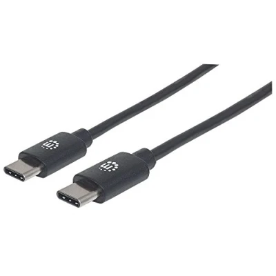 Abbildung von Manhattan 354882 USB 2.0 Typ C Kabel Stecker auf 480 Mbit/s, 3m schwarz