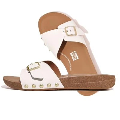 Abbildung von Fitflop Iqushion Pantolette flach, Damen, Größe: 41, White Schuhe