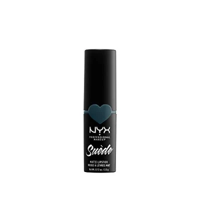 Abbildung von NYX Professional Makeup Lippenstift Suede Matte Lipstick, superleichter &amp; pudriger Lippenstift, intensiv mattes Finish, 3,5 g, Ace 22