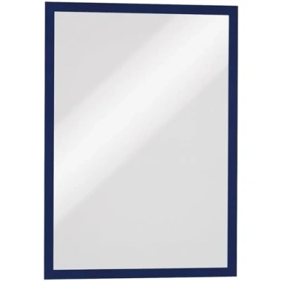 Abbildung von Durable Info Rahmen Duraframe (A3, selbstklebend mit Magnetverschluss) 6 Stück, dunkelblau, 488307