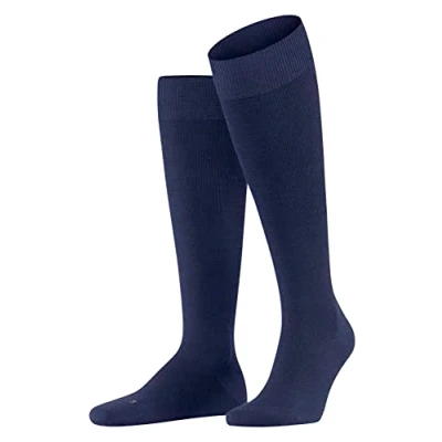 Abbildung von Falke Energizing WOOL Compression Kniestrümpfe Deep blue, Herren, Größe: 43/44, blue
