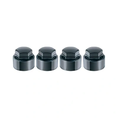 Abbildung von McGard 70005 schwarze Nylon Lug Caps 4 Stück