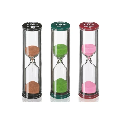 Abbildung von KÜCHENPROFI Sanduhr Tea Time 8cm Ø2,3cm 3er Set