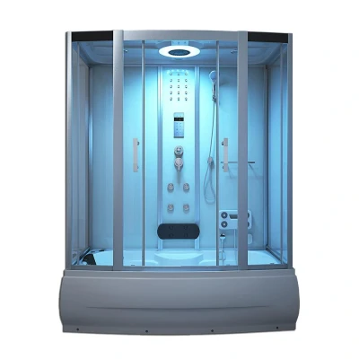 Abbildung von HOME DELUXE Dampfdusche DIAMOND Weiß, BxT: 170x90 cm, Dampfsauna, Badewanne, Whirlpool, Dusche