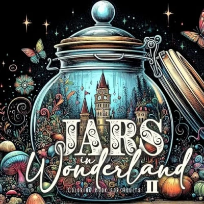 Abbildung von Mini Wunderland Malbuch für Erwachsene 2: fantasy surreales Landschaften Graustufen im ... surreal landscapes coloring book