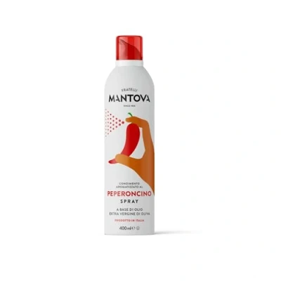 Abbildung von SPRAYLEGGERO Natives Olivenöl Extra Aromatisiert mit Chili 400 ml durch die Praktische Sprühflasche Können Sie bis zu 90 % des Öls Einsparen