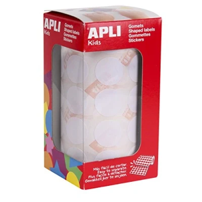 Abbildung von APLI Kids 11905 Gummiband, rund, 20 mm, Weiß