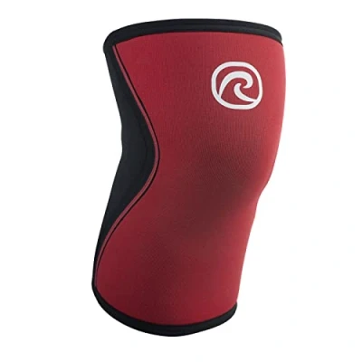 Abbildung von Rehband Kniebandage Kraftsport, Kniestütze für Cross Fit &amp; schweres Training, Knee Sleeve aus 5 mm Neopren, in vielen Farben Größen, Unisex