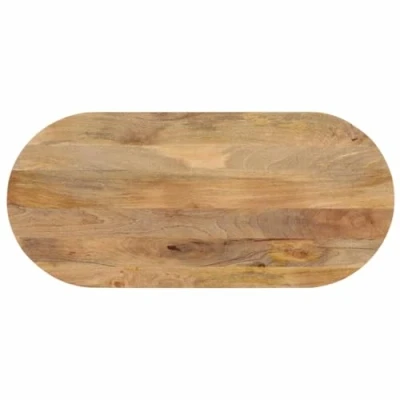 Abbildung von vidaXL Tischplatte 140x50x2,5 cm Oval Massivholz Mango (1 St)